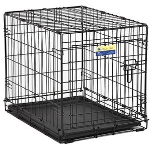 Midwest contour folding single door dog crate 24”